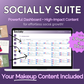 A computer screen featuring the Get Socially Inclined Socially Suite Membership - an essential tool for social media marketing and content management.
