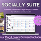 A computer screen displaying a Socially Suite Membership ad, showcasing the power of online presence and social media marketing from Get Socially Inclined.