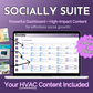 A laptop with the words Get Socially Inclined Socially Suite Membership content management on it.
