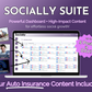Get Socially Inclined's Socially Suite Membership is a robust content management tool with a powerful dashboard that helps businesses enhance their social media presence and effectively execute social media marketing strategies. This suite not only streamlines content management but also offers