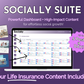 Get Socially Inclined's Socially Suite Membership - powerful dashboard for social media marketing and content management.