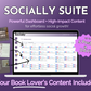A laptop designed for efficient social media marketing and content management with the powerful capabilities of Get Socially Inclined's Socially Suite Membership.