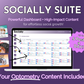 Get Socially Inclined's Socially Suite Membership Annual - powerful dashboard for high content management and online presence.