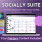 The Get Socially Inclined Socially Suite Membership Annual offers a powerful dashboard for effective social media marketing and high content management to enhance online presence.