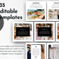 25 Weddings Social Media Post Bundle with Canva Templates for social media engagement by Socially Inclined.