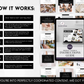How it works instruction guide for enhancing customer engagement through Socially Inclined's Weddings Social Media Post Bundle with Canva Templates at weddings.