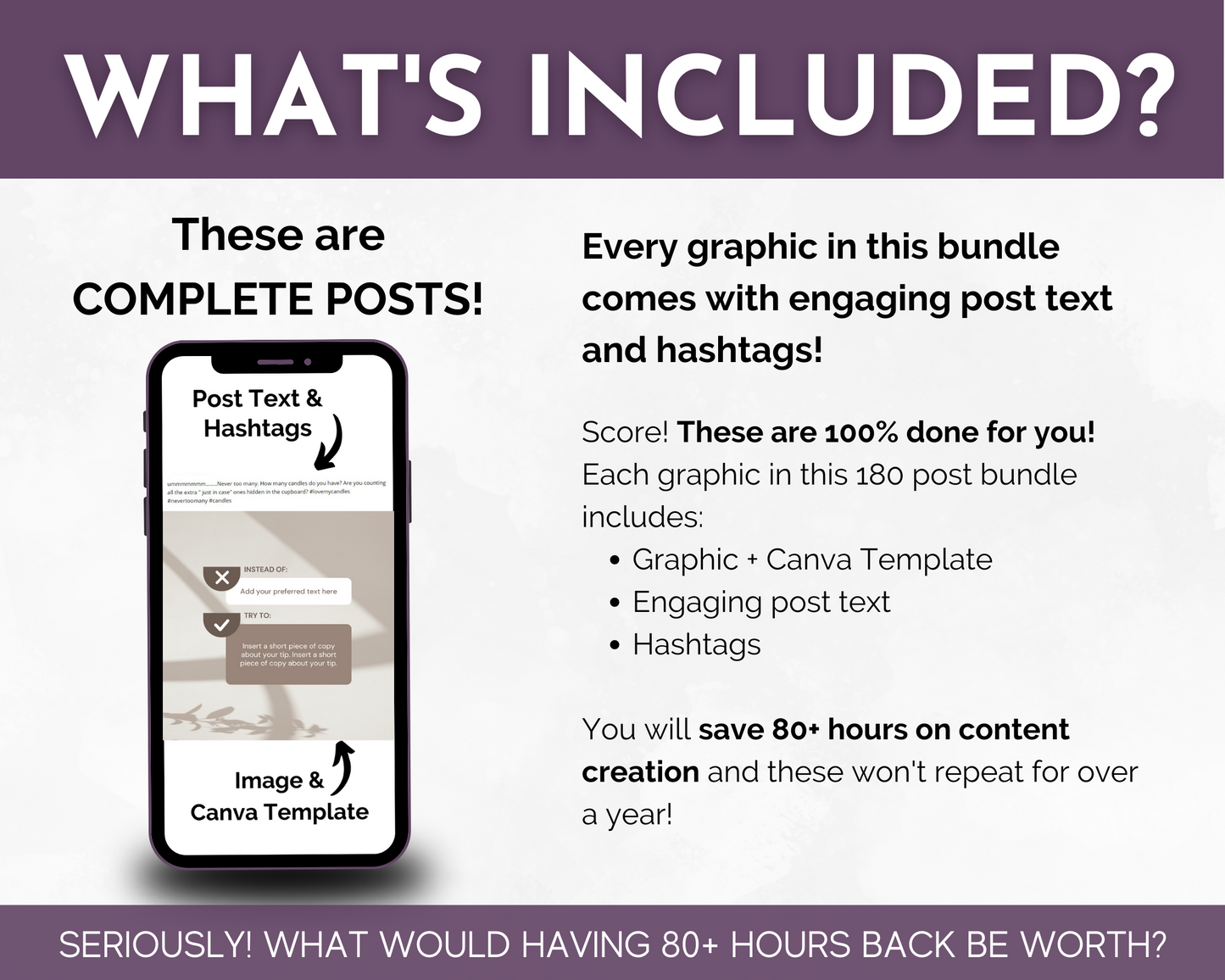 What's included in the Promo & Presence Social Media Post Bundle with Canva Templates from Socially Inclined? This package includes content creation and optimization with SEO keywords, social media images for enhanced visibility, and promotional strategies to increase online presence.