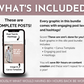 What's included in this package are ready-to-post text captions for Social Media images from the Boutique & Style Store Social Media Post Bundle with Canva Templates by Socially Inclined.